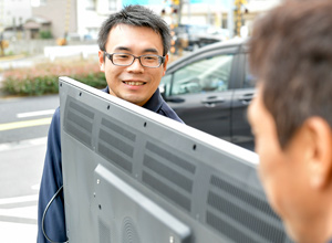 無料テレビ移設　指定エリア内